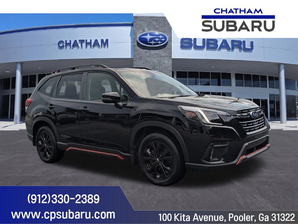 Crystal Black Silica 2023 Subaru Forester SUV / Crossover All-Wheel Drive Continuously Variable Transmission