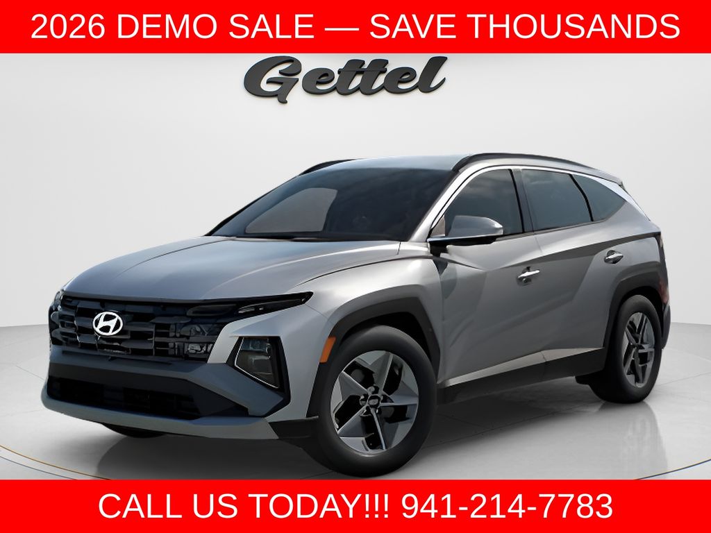 Shimmering Silver 2026 Hyundai Tucson SUV / Crossover Front-Wheel Drive 8-Speed Automatic