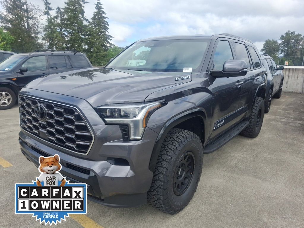 Magnetic Gray Metallic 2025 Toyota Sequoia Platinum 4WD SUV / Crossover Four-Wheel Drive Automatic