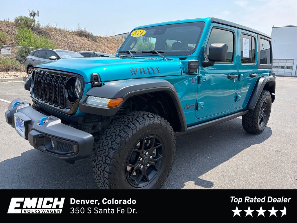 Bikini Pearl Coat 2024 Jeep Wrangler 4xe SUV / Crossover Four-Wheel Drive 8-Speed Automatic