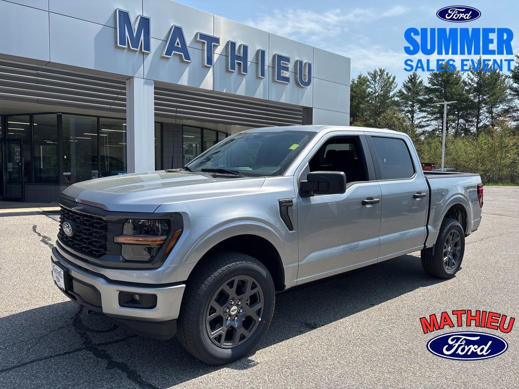 Iconic Silver Metallic 2026 Ford F-150 Pickup Truck Four-Wheel Drive Automatic