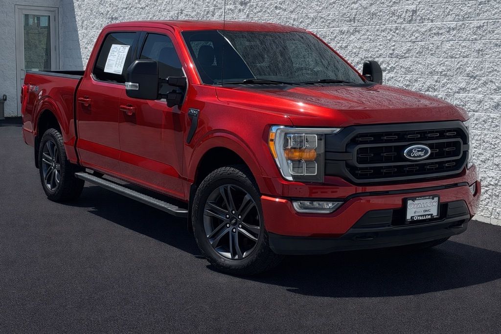Hot Pepper Red Metallic Tinted Clearcoat 2023 Ford F-150 XLT SuperCrew 4WD Pickup Truck Four-Wheel Drive Automatic
