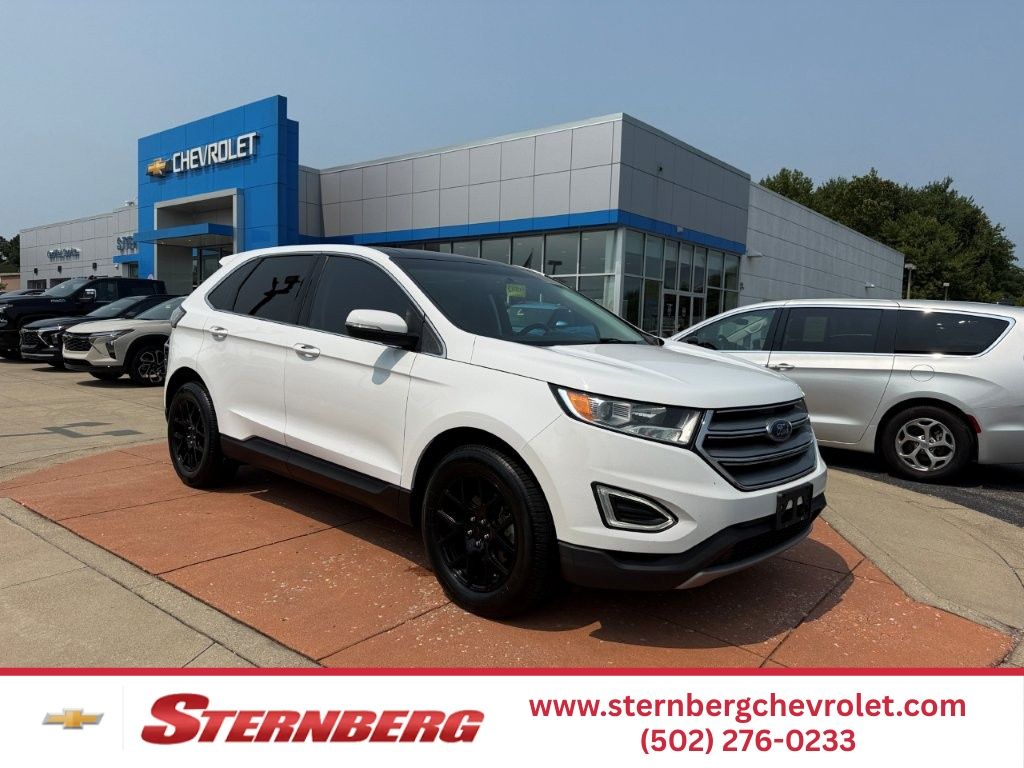Oxford White 2016 Ford Edge SUV / Crossover Front-Wheel Drive 6-Speed Automatic