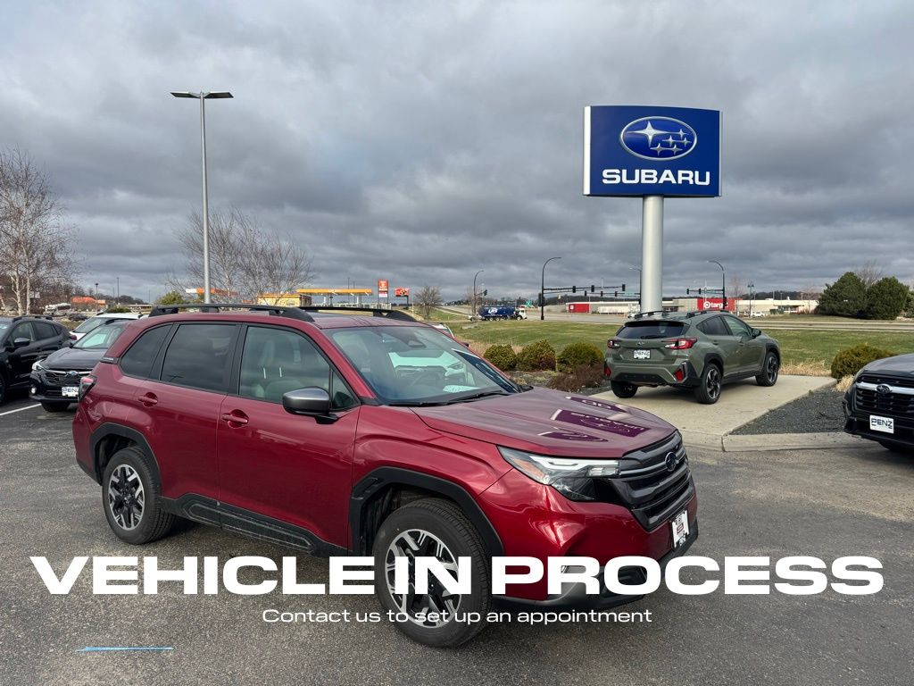 Crimson Red Pearl 2026 Subaru Forester Crossover AWD SUV / Crossover All-Wheel Drive Continuously Variable Transmission