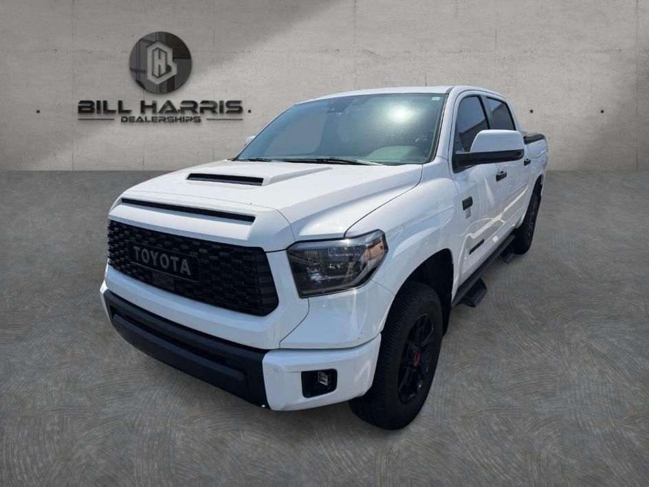 Super White 2019 Toyota Tundra TRD Pro CrewMax 5.7L 4WD Pickup Truck Four-Wheel Drive 6-Speed Automatic