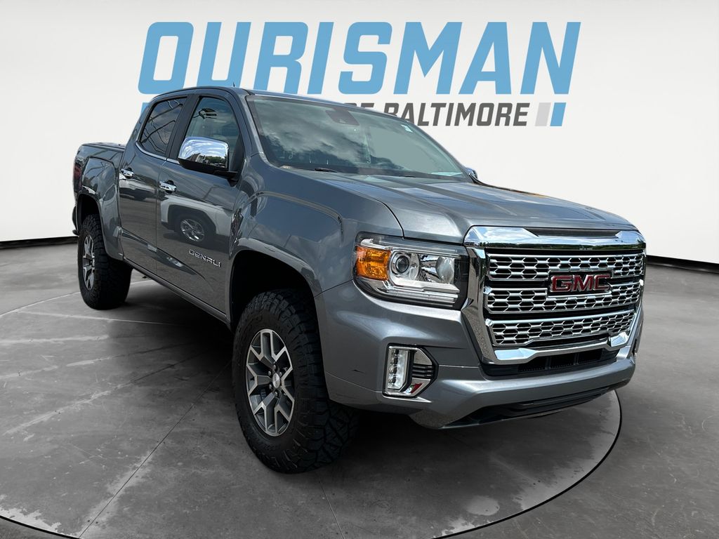 Gray (Steel Metallic) 2022 GMC Canyon Pickup Truck 4X2 8-Speed Automatic
