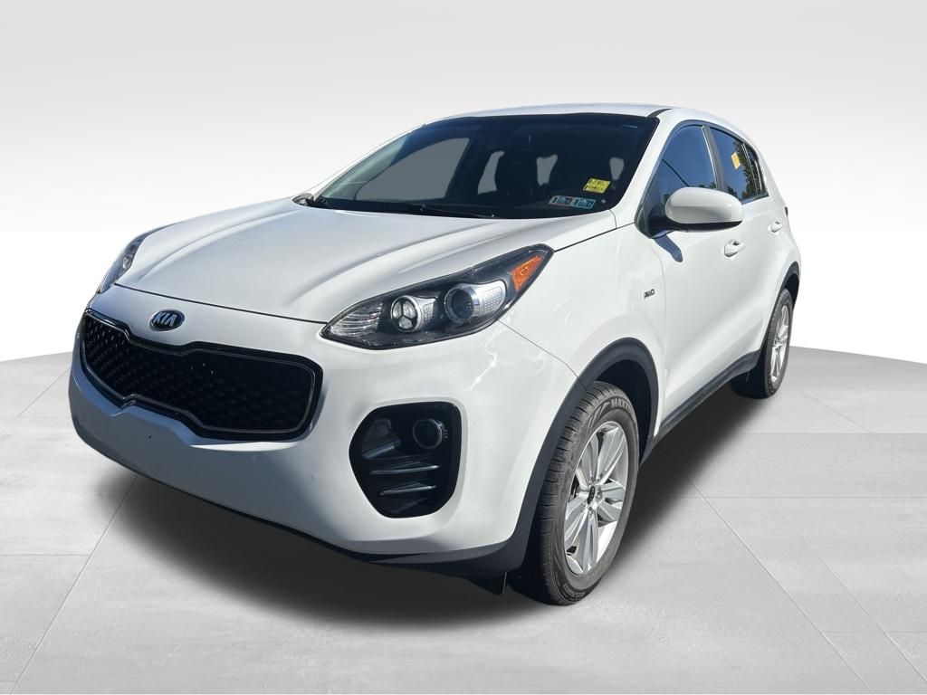 Clear White 2019 Kia Sportage SUV / Crossover All-Wheel Drive 6-Speed Automatic Overdrive