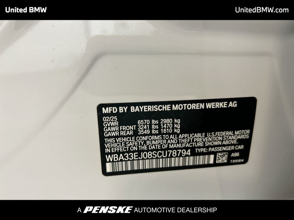 2025 BMW 7 Series 760i xDrive 24