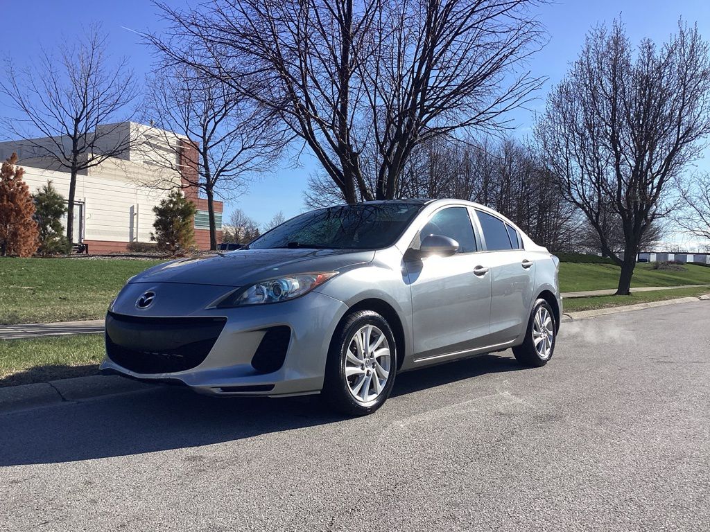 Liquid Silver Metallic 2012 Mazda MAZDA3 i Touring Sedan Front-Wheel Drive 6-Speed Automatic