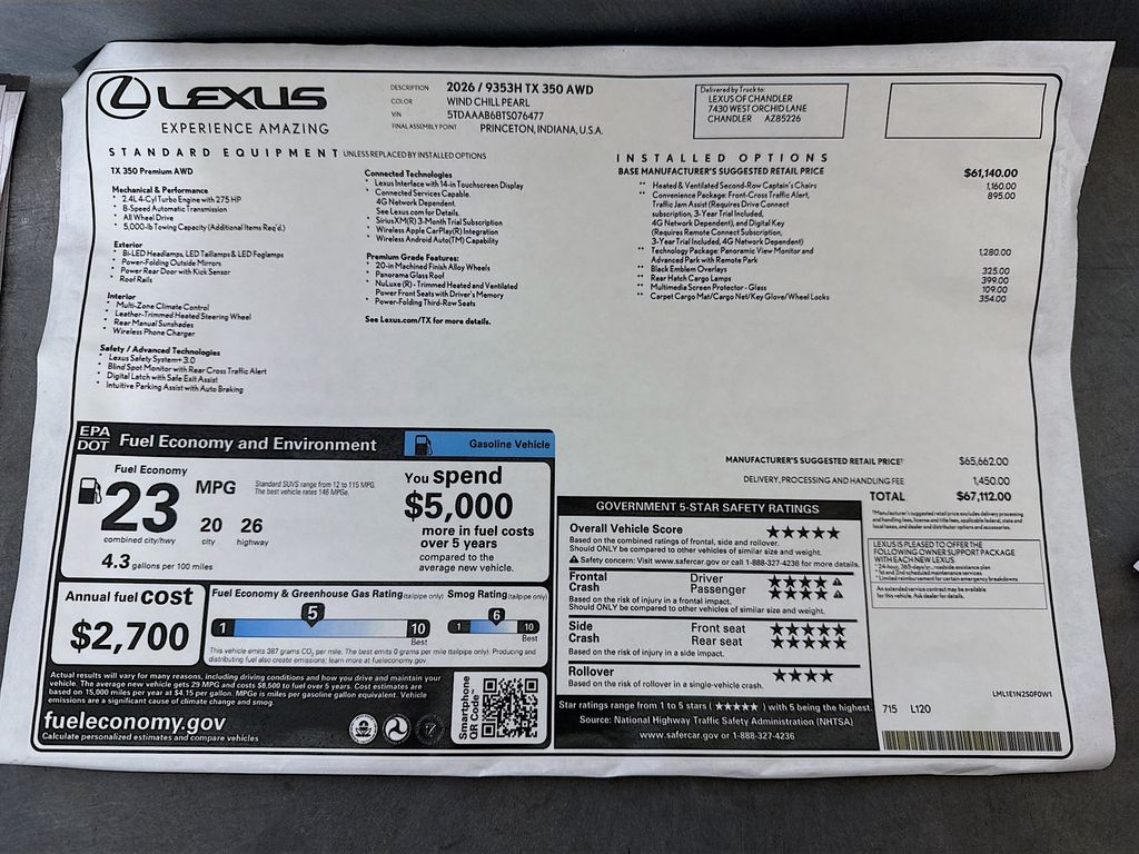Thumbnail: 2026 Lexus TX - 9