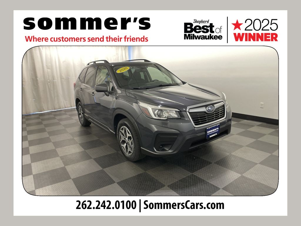 Magnetite Gray Metallic 2020 Subaru Forester SUV / Crossover All-Wheel Drive Continuously Variable Transmission