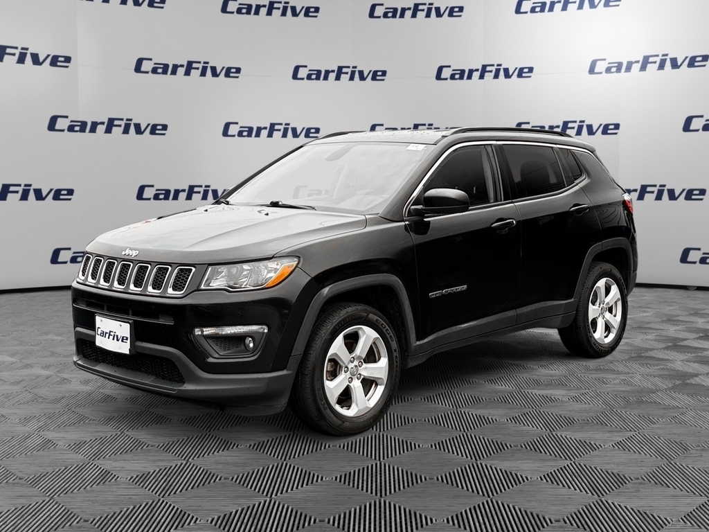 Diamond Black Crystal Pearlcoat 2019 Jeep Compass SUV / Crossover Four-Wheel Drive 9-Speed Automatic