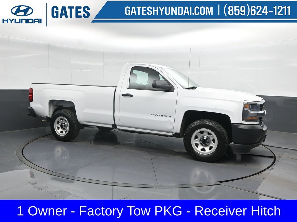 Summit White 2017 Chevrolet Silverado 1500 LS RWD Pickup Truck 4X2 6-Speed Automatic Overdrive