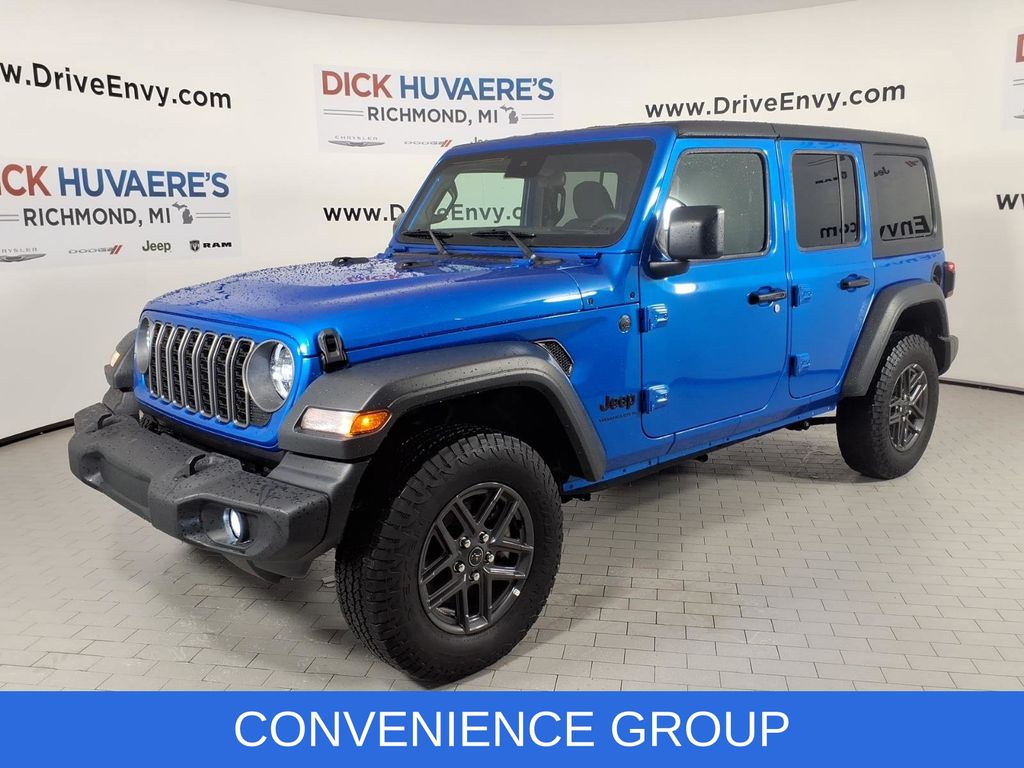 Hydro Blue Pearl Coat 2025 Jeep Wrangler SUV / Crossover Four-Wheel Drive 8-Speed Automatic