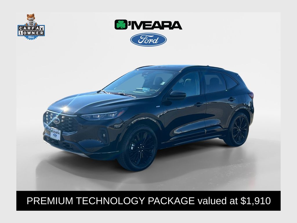 Black Metallic 2026 Ford Escape Hybrid ST-Line Elite AWD SUV / Crossover All-Wheel Drive Continuously Variable Transmission
