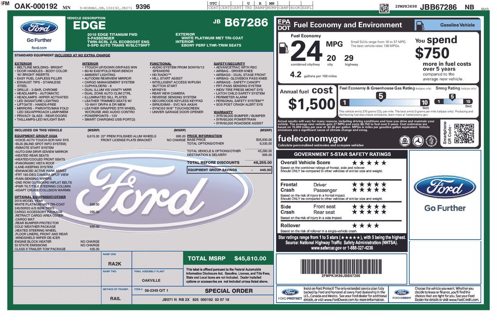 2018 Ford Edge Titanium