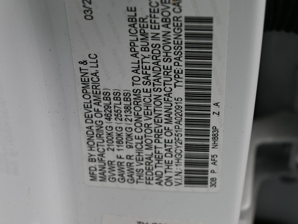 Used 2023 White Honda Sport image 25