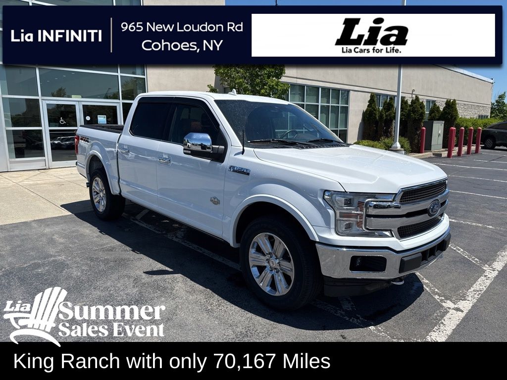 Oxford White 2019 Ford F-150 King Ranch SuperCrew 4WD Pickup Truck Four-Wheel Drive Automatic