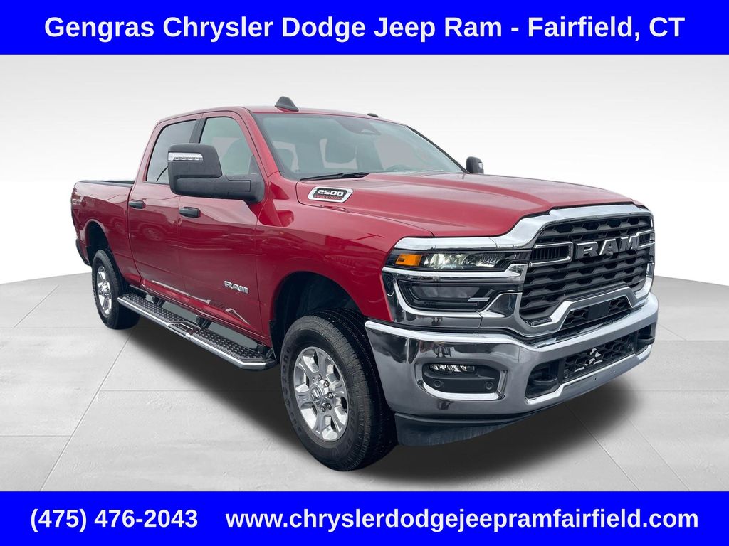 Molten Red Pearlcoat 2026 RAM 2500 Pickup Truck Four-Wheel Drive 8-Speed Automatic