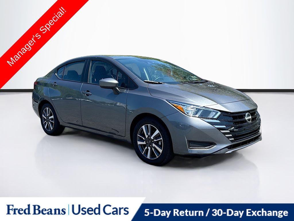 Gray (Gun Metallic) 2024 Nissan Versa Sedan Front-Wheel Drive Continuously Variable Transmission