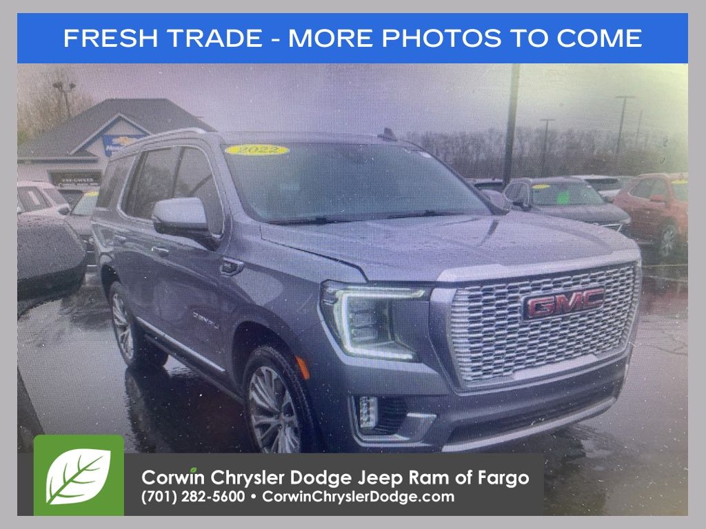 Gray (Steel Metallic) 2022 GMC Yukon Denali 4WD SUV / Crossover Four-Wheel Drive Automatic