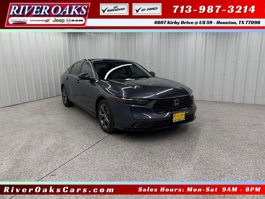 2024 Honda Accord Hybrid EX-L Gray at DeMontrond Gulf Freeway