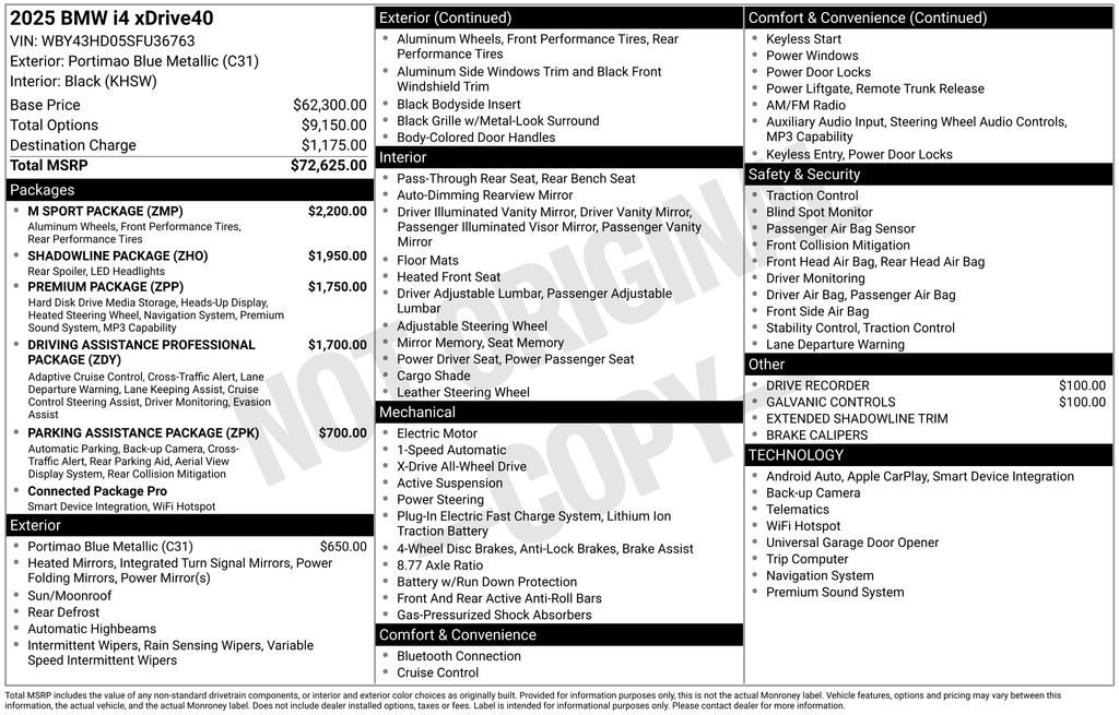2025 BMW i4 Gran Coupe xDrive40
