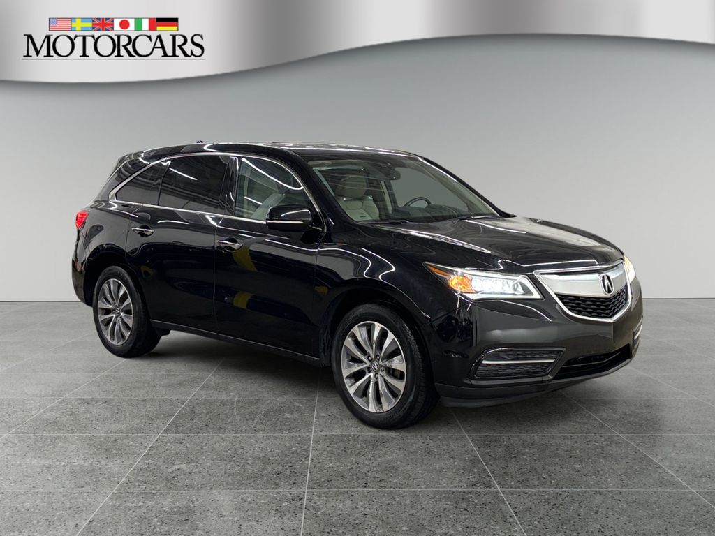 Black 2014 Acura MDX SUV / Crossover All-Wheel Drive 6-Speed Automatic