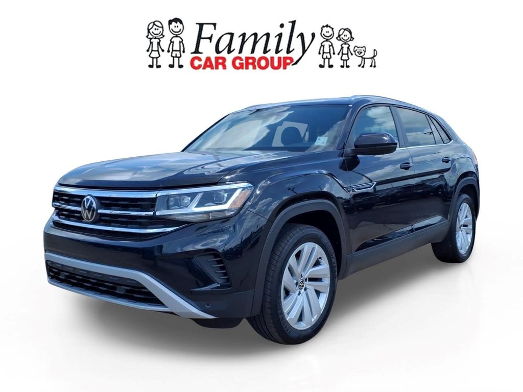 Deep Black Pearl 2023 Volkswagen Atlas Cross Sport SUV / Crossover Front-Wheel Drive 8-Speed Automatic