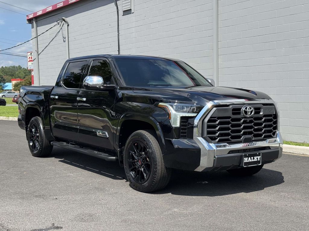 Midnight Black Metallic 2023 Toyota Tundra Pickup Truck Four-Wheel Drive Automatic