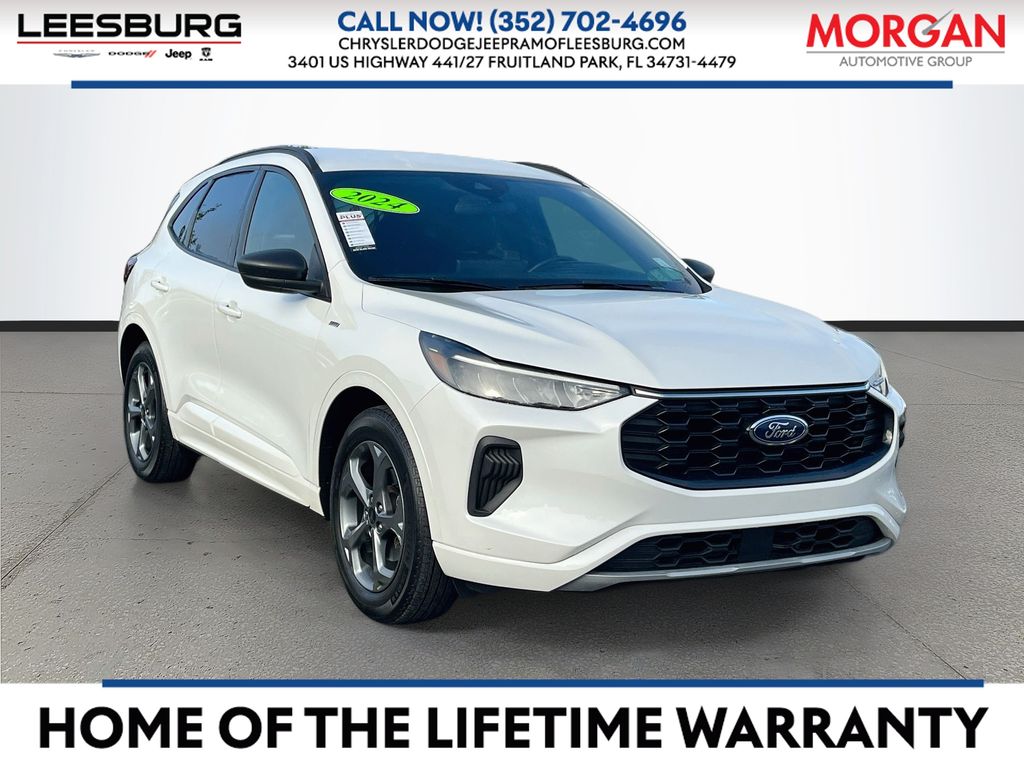 White Metallic 2024 Ford Escape SUV / Crossover Front-Wheel Drive 8-Speed Automatic