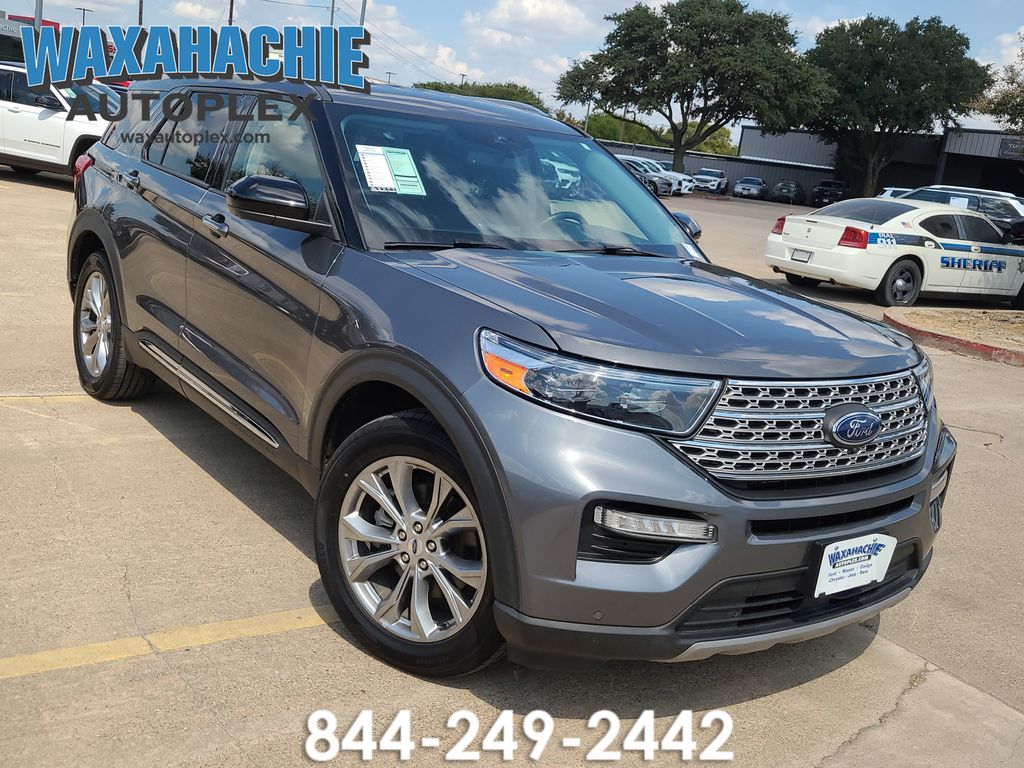 White Metallic 2023 Ford Explorer SUV / Crossover Rear-Wheel Drive Automatic