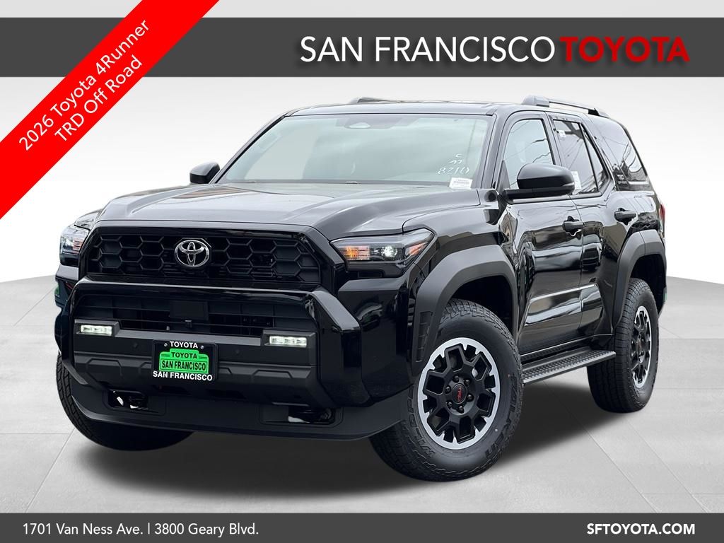 Black 2026 Toyota 4Runner SUV / Crossover Four-Wheel Drive 8-Speed Automatic