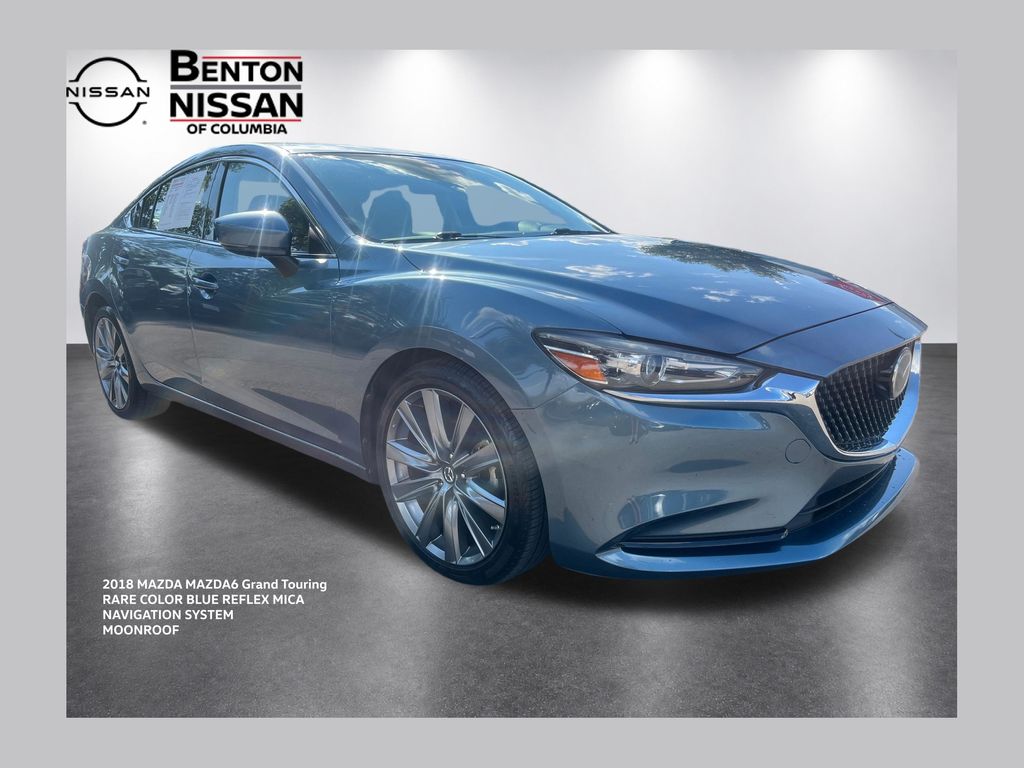 Blue Reflex Mica 2018 Mazda MAZDA6 Sedan Front-Wheel Drive 6-Speed Automatic