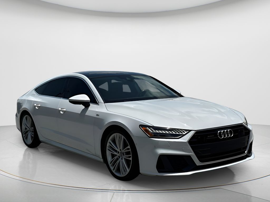 Used 2019 White Audi 3.0T Premium Plus image 3