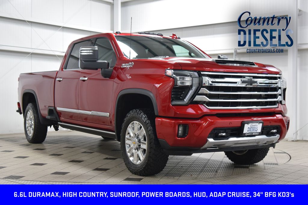 Radiant Red Tintcoat 2024 Chevrolet Silverado 3500HD Pickup Truck Four-Wheel Drive 10-Speed Automatic