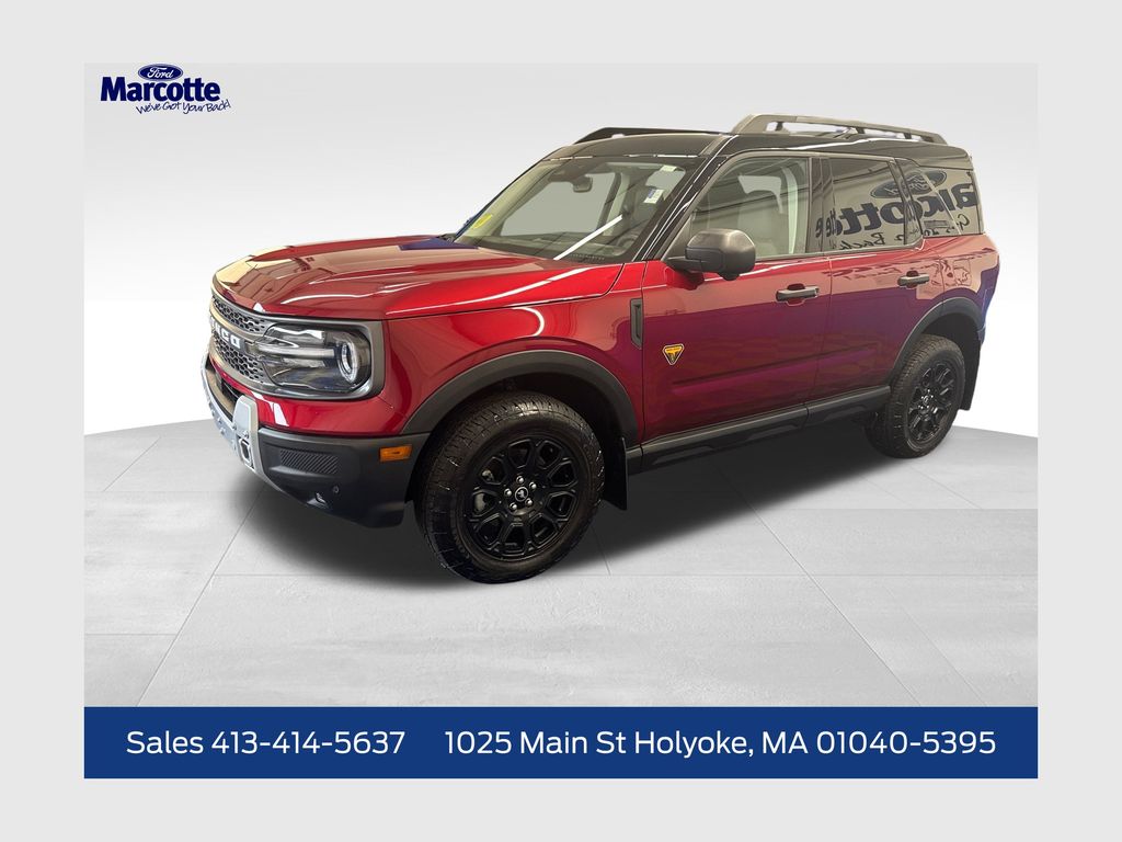 Ruby Red Metallic 2025 Ford Bronco Sport Badlands AWD SUV / Crossover All-Wheel Drive 8-Speed Automatic