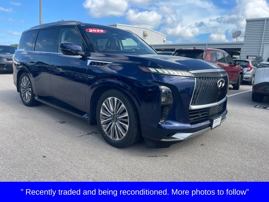 Blue 2025 INFINITI QX80 SUV / Crossover All-Wheel Drive 9-Speed Automatic