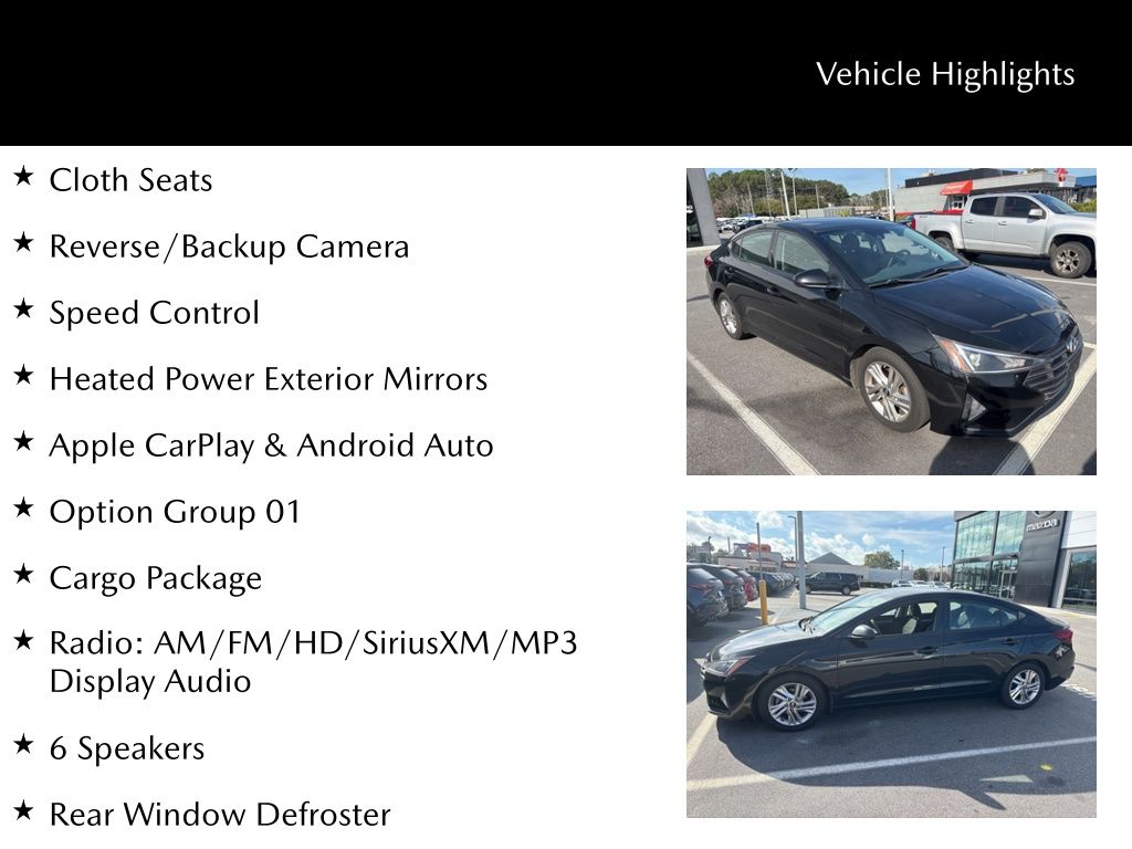 2019 Hyundai Elantra SEL