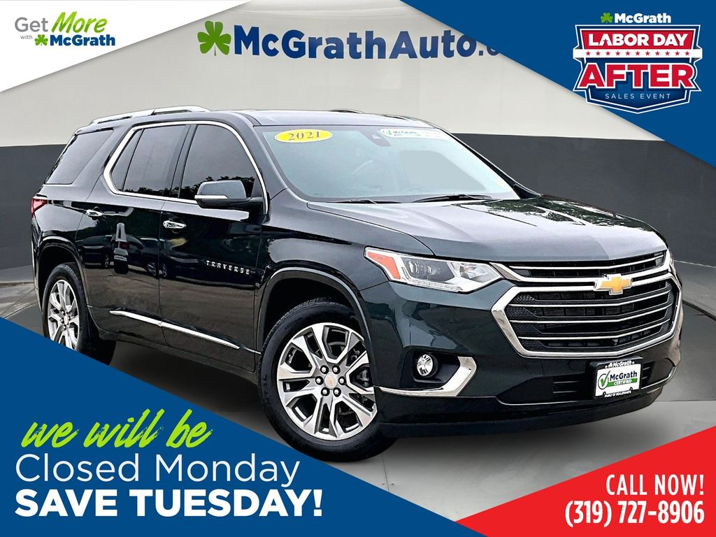 Gray (Graphite Metallic) 2021 Chevrolet Traverse SUV / Crossover Four-Wheel Drive 9-Speed Automatic