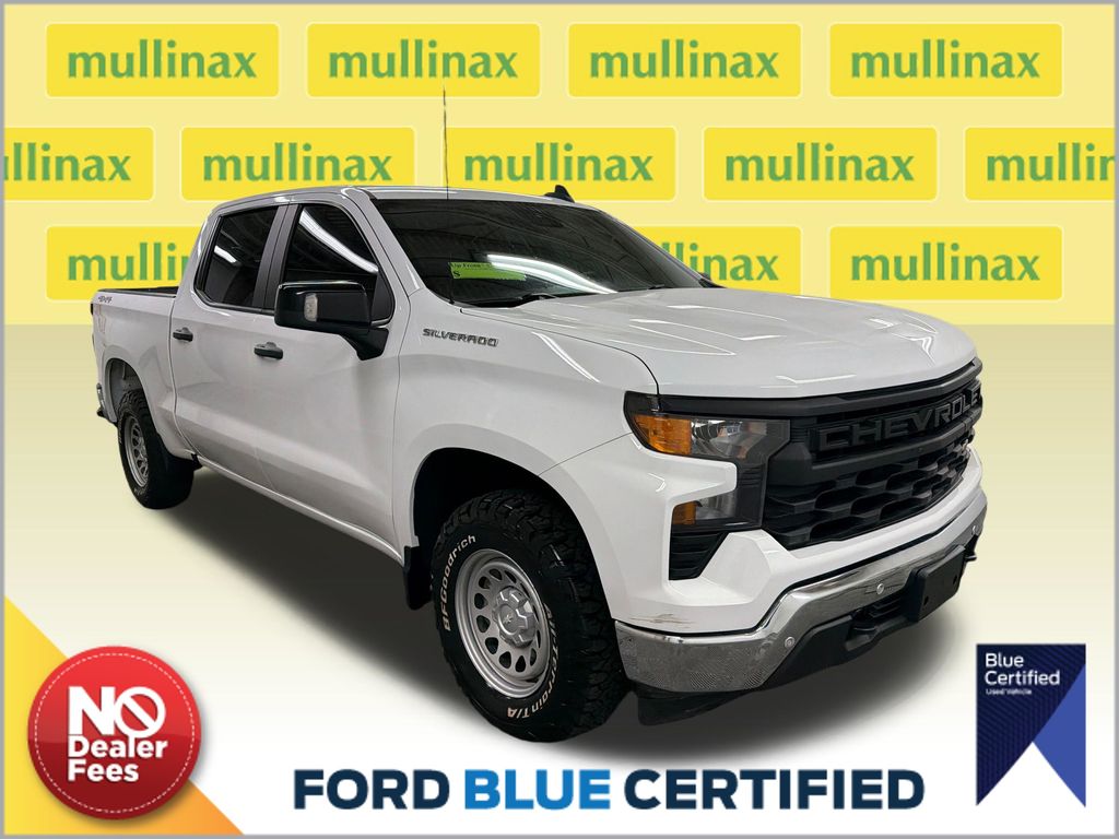 Summit White 2024 Chevrolet Silverado 1500 Pickup Truck Four-Wheel Drive 8-Speed Automatic