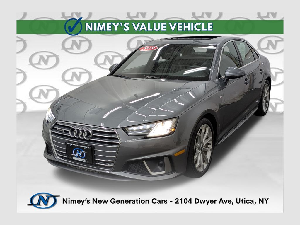 Monsoon Gray Metallic 2019 Audi A4 Sedan All-Wheel Drive 7-Speed Automatic