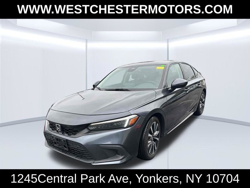 Gray 2022 Honda Civic Hatchback Hatchback Front-Wheel Drive Continuously Variable Transmission