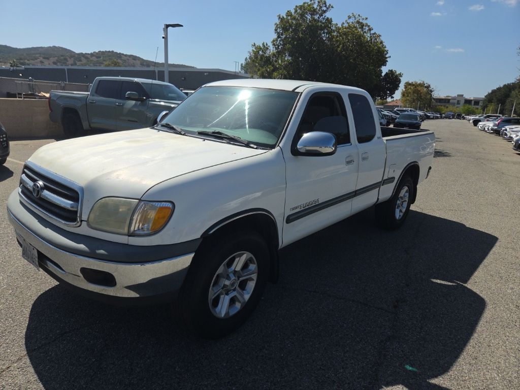 Natural White 2002 Toyota Tundra Pickup Truck Rear-Wheel Drive 4-Speed Automatic Overdrive