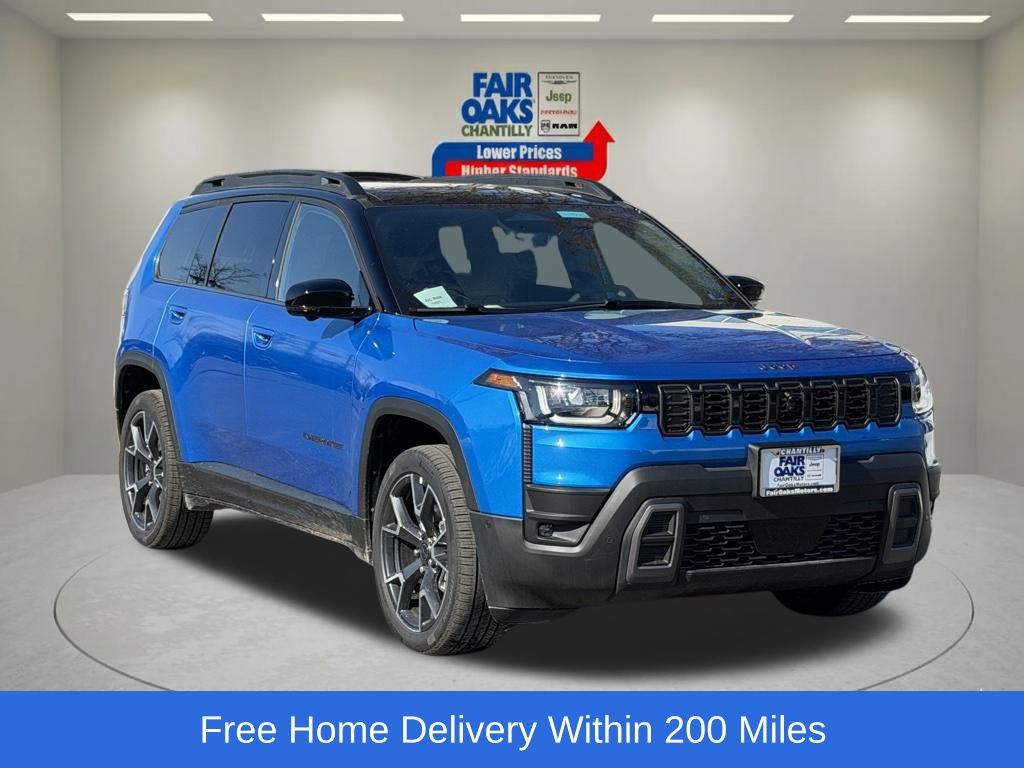 Hydro Blue Pearlcoat 2026 Jeep Cherokee Overland 4WD SUV / Crossover Four-Wheel Drive Continuously Variable Transmission