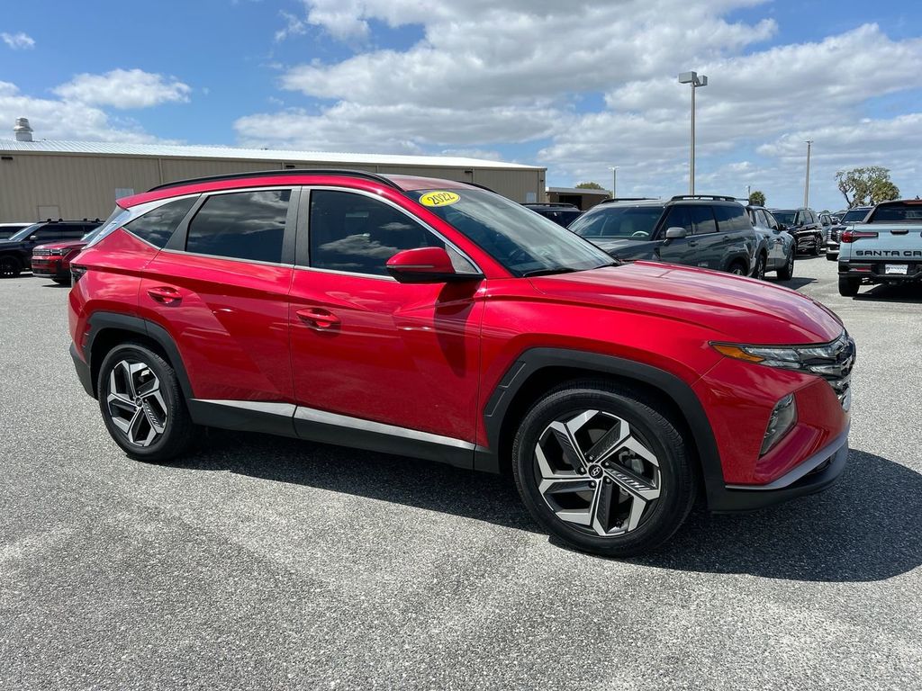Calypso Red 2022 Hyundai Tucson SEL FWD SUV / Crossover Front-Wheel Drive 8-Speed Automatic
