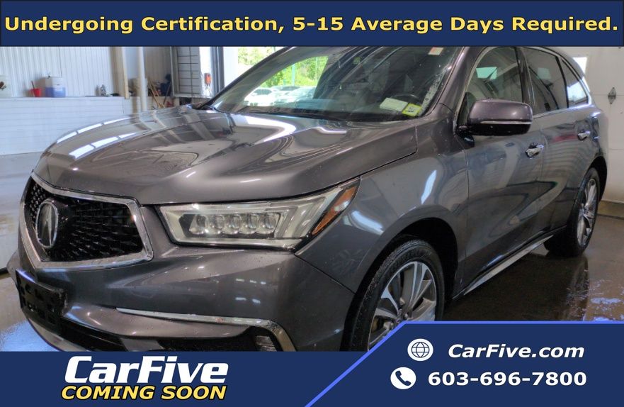 Gray 2017 Acura MDX SH-AWD with Technology Package SUV / Crossover All-Wheel Drive 9-Speed Automatic