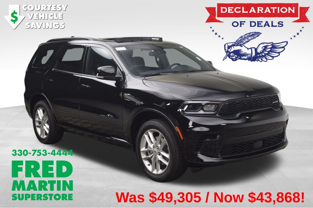 DB Black Crystal Clearcoat 2026 Dodge Durango GT Plus AWD SUV / Crossover All-Wheel Drive 8-Speed Automatic