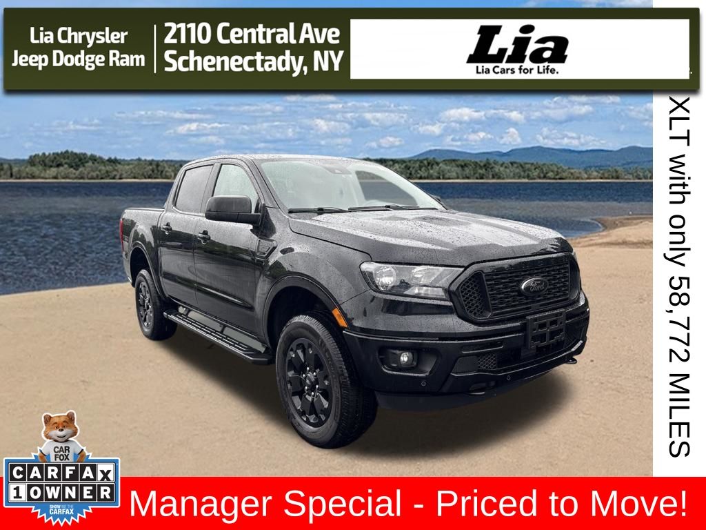 Shadow Black 2021 Ford Ranger Pickup Truck Four-Wheel Drive Automatic