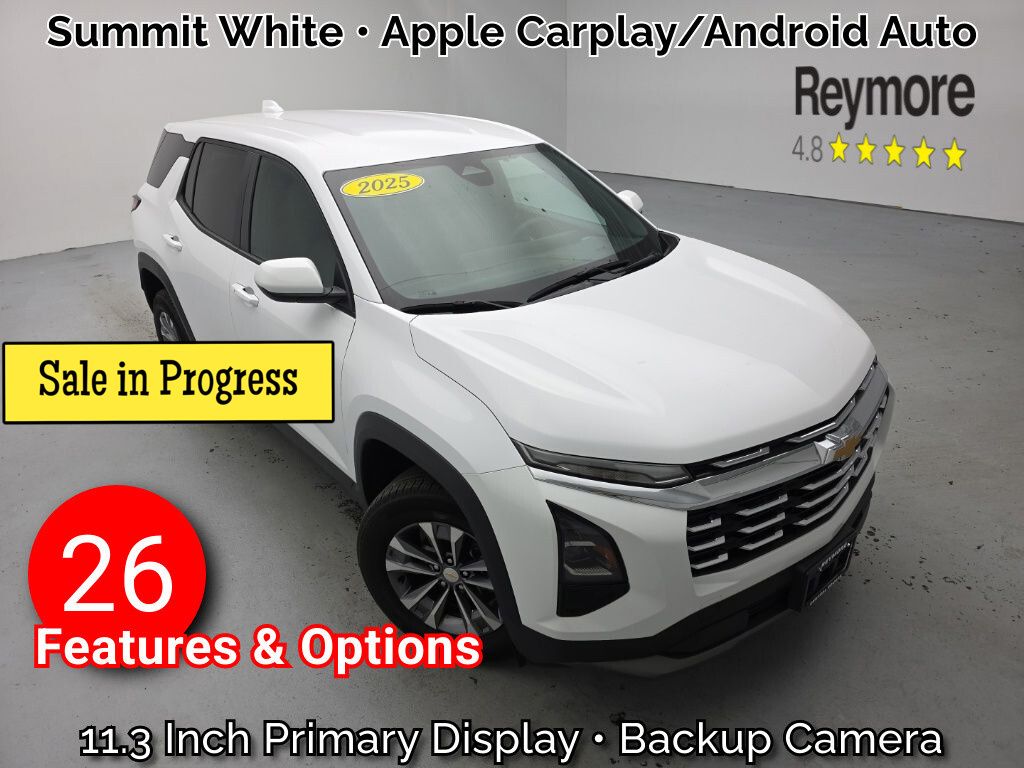Summit White 2025 Chevrolet Equinox LT AWD SUV / Crossover Four-Wheel Drive 8-Speed Automatic